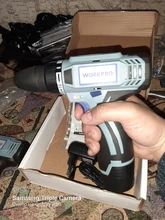 WORKPRO-Destornillador eléctrico inalámbrico 12V, mini controlador de potencia inalámbrico, batería de iones de litio CC de 3/8 pulgadas, 2 velocidades