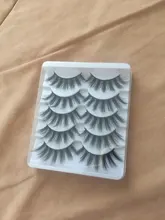 Pestañas postizas de visón de imitación, 5 pares, 3D, volumen Natural, largas, cruzadas, maquillaje de belleza extendido, Pestañas postizas
