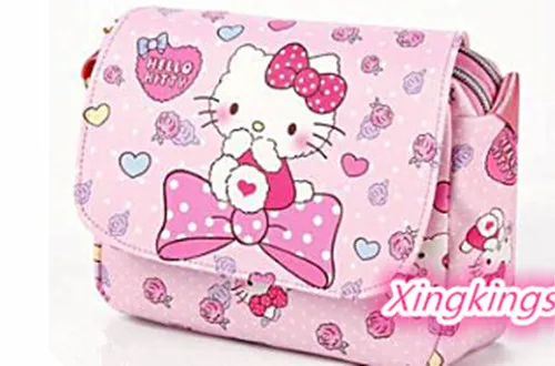 Новые женские сумки Hello kitty, сумка-мессенджер, сумка на плечо, сумочка, кошелек, XK-099174