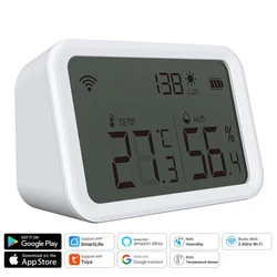 Jauge de température ambiante sans fil, moniteur d'humidité avec Notification et alerte, Mini hygromètre, thermomètre d'intérieur, capteur d'humidité 2.4G 