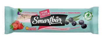 

Bars Musley strawberry ice cream, smartbar protein vegan 30g., (25 PCs)