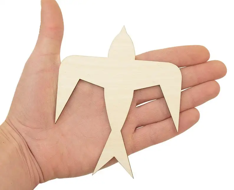 

Wooden Swallow (13cm) Bird Shape Craft Hanging Tag Decoration Gift Decoupage Laser Cut 0723