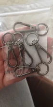 Gatillo giratorio de Metal, 5 uds., 4 tamaños, broche de langosta, gancho a presión, llavero con anilla, cordón de Paracord, artesanía, mochila para exteriores, piezas para mochilas