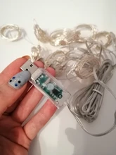 Curtain-Light Garland Fairy Wedding Home-Decor Christmas Outdoor New-Year 3X3M Usb Led