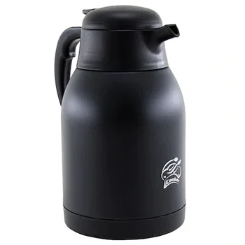 

COOKER BLACK STAINLESS STEEL THERMOS 2 LITER TEA, COFFE, PICNIC THERMOS, MADE IN TURKEY