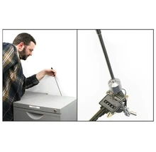 Herramientas de recogida magnéticas ajustables telescópicas, pluma extensible de largo alcance, herramienta práctica para recoger imán potente