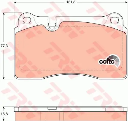 Disc pads.  VW Touareg Land Rover Range 3.2-4.2/3. | Автомобили и - Цена: 