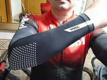 MAVIC-Calentadores de piernas Cosmic Pro Team, protección UV negra, calentador de brazo transpirable para ciclismo, carreras, MTB