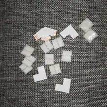 Tira de luces led rgb, GRN-FLASHING en forma de L, 10mm, 4 pines, conector RGB LED, para codo de conexión, ángulo recto, 10mm, 5050, 2835/3528