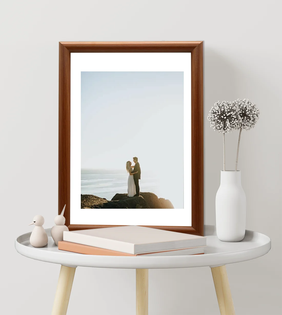 Chely Intermarket, MOD-351 photo frames with photo paspartu included, all  measures with glass glass and hook to hang. Made of MDF wood