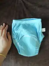 Pañales lavables reutilizables para bebé, pantalones de entrenamiento de algodón con rejilla ajustable, cubierta transpirable para niños y niñas