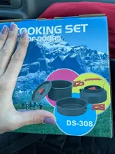 Portable Kettle Picnic-Set Cooking Travel Outdoor Camping Pot 2-3-Person Fry-Pan