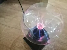 Lighting Decor Touch-Lamp Plasma-Ball Crystal Led-Night-Light Christmas Novelty Magic