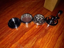 Tobacco Grinder Pipe-Accessories Smoke-Cutter Herbal-Herb Weed Smoking Alloy Spice Gold