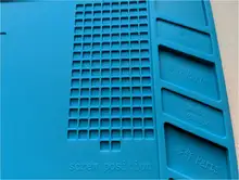 Almohadilla de reparación aislante resistente al calor, estación de soldadura de silicona, almohadilla de trabajo, plataforma de escritorio para Estación de soldadura BGA