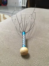 Masajeador cabezal de PC Cuello, masaje de cuero cabelludo, pulpo, relajación, Spa, venta al por mayor #82196, 1 unidad