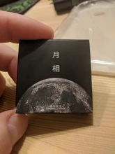 45 unids/caja lindo creativo Luna Mini pegatina de papel para decoración Diy tu álbum de recortes diario etiqueta engomada de la etiqueta y la fuente de la escuela