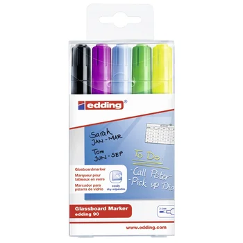 

Set of markers for glass board, round NAC., 2-3mm 5 colors