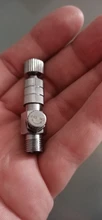 Válvula de Control de flujo de aire, adaptador BSP de liberación rápida de 1/8 pulgadas, conector de acoplamiento, herramienta de aerógrafo