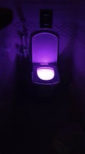 Changeable-Lamp Toilet-Bowl Wc-Light Battery-Powered Motion-Sensor LED 8-Colors Child