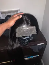 Puromi 13x1 4x1 medio de malla con división pelucas brasileñas no Remy pelucas de cabello humano T parte de encaje peluca 10-28 pulgadas Pre arrancado