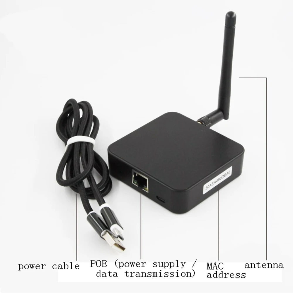 Taidacent Bluetooth Ibeacon Signal Receiver Acquisition Positioning IoT Gateway Device Ibeacon Gateway Indoor Bluetooth Base Sta