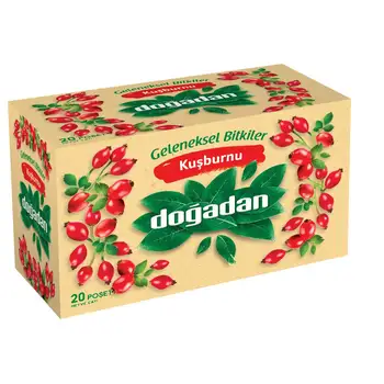 

Dogadan Rose Hip Herbal Tea - 20 Tea Bags