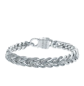 

Silver Bracelet with cubic zirconia sunlight