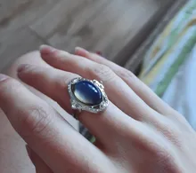 Vintage Color Retro cambio anillo Oval emoción sentimiento cambiante anillo de Control de temperatura de Color anillos para las mujeres