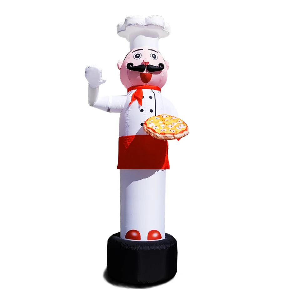 Air Dancers Sky Tubeman Inflatables Cook Promote Your Italian Pizza Restaurants Chef Balloons Advertising for Welcome Customers | Игрушки и