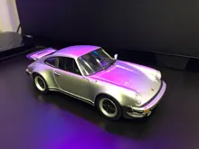 Boy Toy Welly Die-Casting-Model Collection 1:24-Porsche Car-Alloy 911 Gt3 Blue Gift
