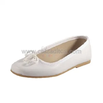 

Communion shoes for girl leather Calzaditos