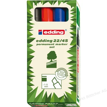 

Set of permanent markers Ecoline beveled tip, 1-5mm, 4 CV