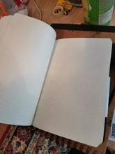 Agenda de papel A5 con puntos, tapa blanda de cuero, 160 páginas, papel blanco marfil, 100 GSM, cuaderno hecho a mano, 4,7