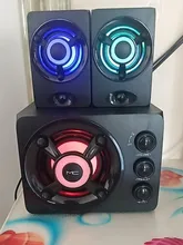 Altavoces de combinación para ordenador barra de sonido envolvente para PC y TV 2021 LED AUX USB con cable inalámbrico Bluetooth sistema de Audio para cine en casa altavoces bluetooth parlante altavoz home theater