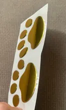 2 unids/set 3D perro Animal oso gato huellas de patas etiqueta engomada del coche fresco diseño huella de patas de perro pegatina pegatinas para coche rojo plata oro negro