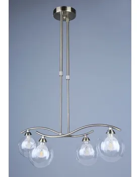 

Ceiling lamp. Candlestick. Chrome Metal and crystal semi-transparent. Chrome Color. 4 portalámp. Light G9 Ref. 73222-4P CH