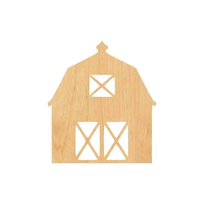 Barn 2 Лазерная резка деревянная форма ремесло поставка-Незавершенный