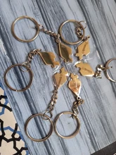 Llavero personalizado maestro grabado nombres 5/6 piezas rompecabezas Acero inoxidable llaveros BFF llaveros regalo de Amistad de hermana