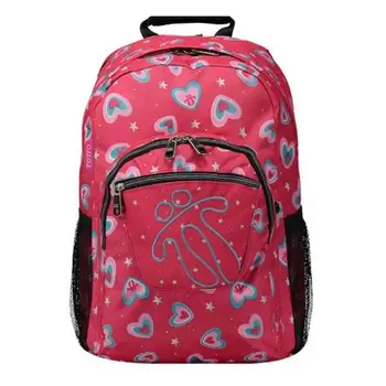 

School Bag Totto Acuareles Fuchsia (44 X 35 x 14 cm)
