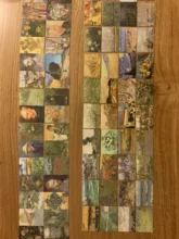 Señor papel 100 unids/caja Vintage Story Kraft papel recortes/fabricación de tarjetas/proyecto de diario DIY diario decoración tarjetas LOMO