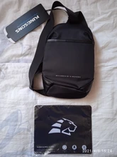 Kingsons-Bolso cruzado multifunción antirrobo para hombre, bolsas de mensajero de hombro, impermeable, de viaje corto