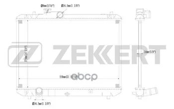 

Radiator OHL. DV. Suzuki Swift (ZC ZD) 04-zekkert art. mk-1232