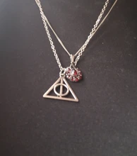 Collar con colgante de Plata de Ley de 22x21mm para hombre y mujer, Gargantilla con colgante de Color plateado