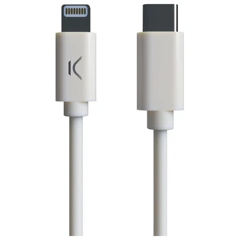 

USB-C to Lightning Cable KSIX MFI (1 m) White