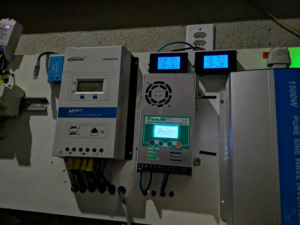 Controladores solares Regulador Bateria Painel