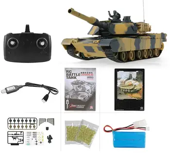 

MODELTRONIC RC tank Heng Long replica USA ABRAMS M1A2 1:24 scale Airsoft 6MM and infrared 2.4Ghz