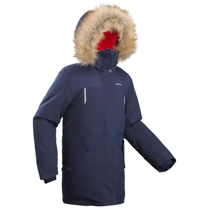 JACKET KIDS PARKA SH500 U-WARM QUECHUA. Decathlon - Цвет: Синий
