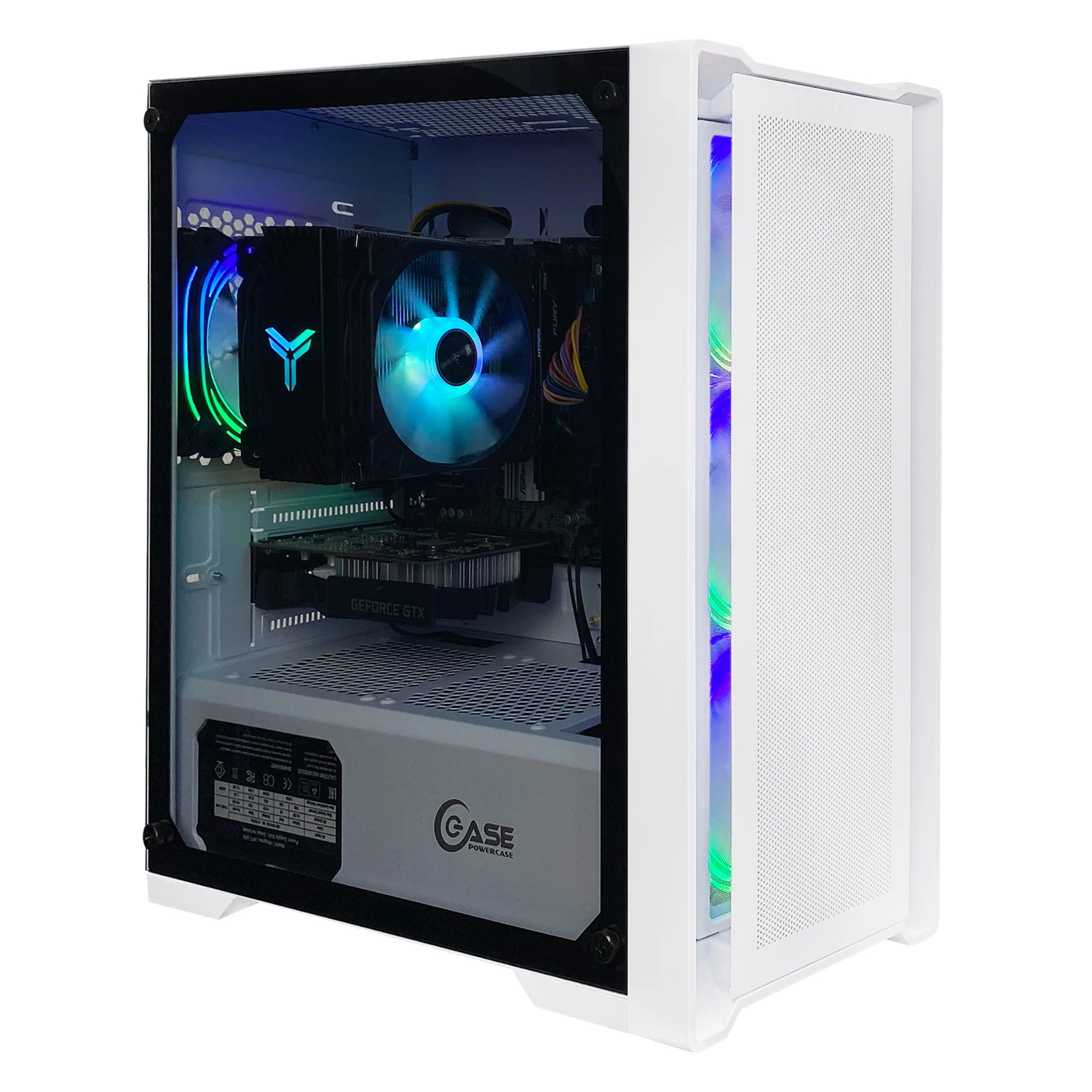 Белый игровой компьютер Robotcomp ТУ-160М Intel i5 10400F / 16GB 240GB SSD 1000GB HDD GTX 1650 4GB H510M 600W |