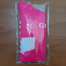 Calcetines de ciclismo hasta la rodilla para hombre y mujer, calcetín de fútbol para correr, equipo deportivo para senderismo, de algodón, por encima de la rodilla